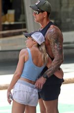 SARAH MATULIN and Ben Roberts-Smith Out in Brisbane 01/02/2025