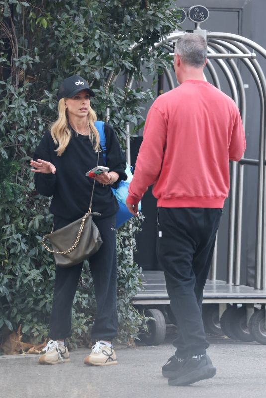 SARAH MICHELLE GELLAR and Freddie Prinze Jr. Turned Away from Full Hotel in Los Angeles 01/09/2025