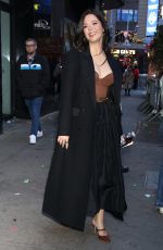 SASHA PIETERSE Arrives at Good Morning America in New York City 01/02/2025