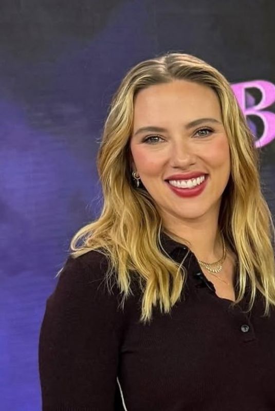 SCARLETT JOHANSSON at Today with Jenna & Friends at NBC Studios in New York 01/21/2025