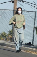SCOUT WILLIS Out Wears a Face Mask Amid Wildfires in Los Angeles 01/10/2025