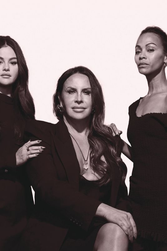 SELENA GOME, KARLA SOFIA GASCON and ZOE SALDANA in Thewrap Magazine, December 2024