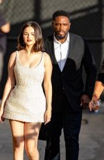 SELENA GOMEZ Arrives at Jimmy Kimmel Live to Promote Emilia Perez in Hollywood 01/06/2025