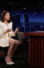 SELENA GOMEZ at Jimmy Kimmel Live, January 2025