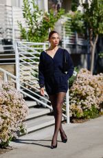 SHANINA SHAIK Out and About in Los Angeles 01/24/2025