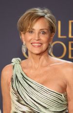 SHARON STONE at 82nd Annual Golden Globes Awards in Beverly Hills 01/05/2025