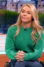 SOPHIE MORGAN at Good Morning Britain TV Show in London 01/24/2025