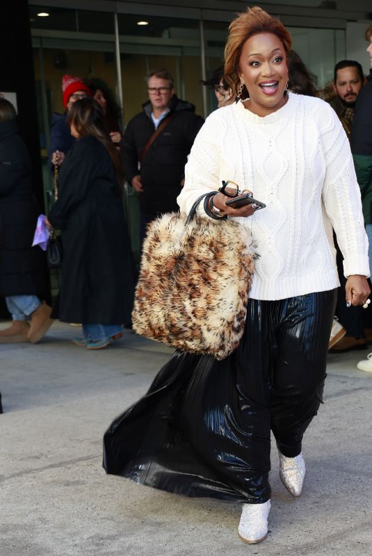 SUNNY ANDERSON Out and About in New York 01/07/2025