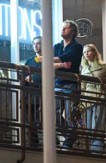 SVETLANA USTINOVA and Ilya Stewart at Sushi Park in West Hollywood 01/17/2025