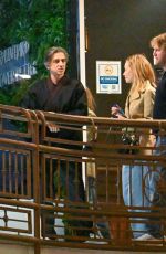 SVETLANA USTINOVA and Ilya Stewart at Sushi Park in West Hollywood 01/17/2025
