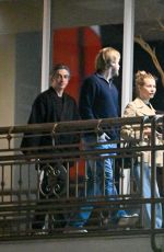 SVETLANA USTINOVA and Ilya Stewart at Sushi Park in West Hollywood 01/17/2025