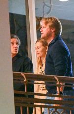 SVETLANA USTINOVA and Ilya Stewart at Sushi Park in West Hollywood 01/17/2025