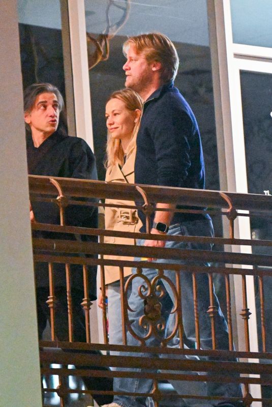 SVETLANA USTINOVA and Ilya Stewart at Sushi Park in West Hollywood 01/17/2025
