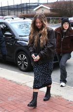 SYDNEY SWEENEY Arrives on Set of Paul Feig