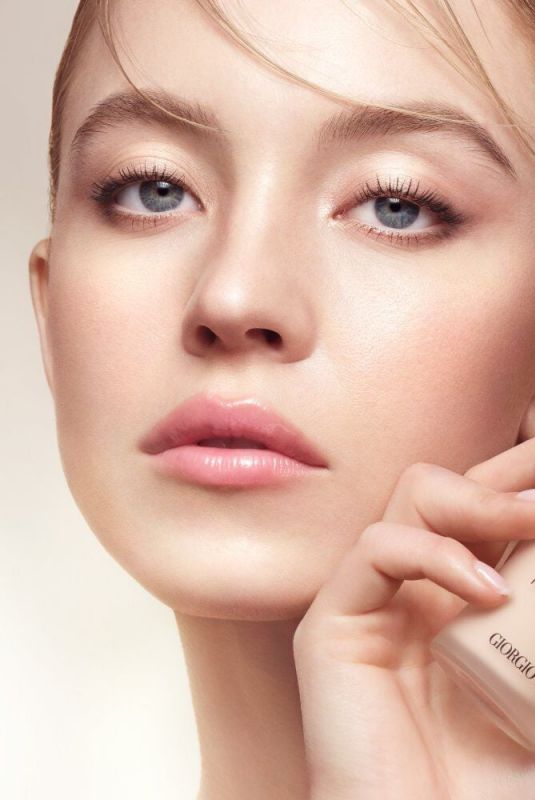 SYDNEY SWEENEY for Armani Beauty Campaign, January 2025