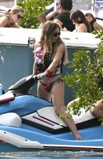 SYDNEY SWEENEY in Bikini Jet Skiing and Boating with Friends Before New Year