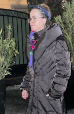TARYN MANNING Leaves Michelin Bar Cecil Restaurant 01/27/2025