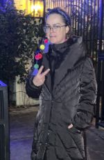 TARYN MANNING Leaves Michelin Bar Cecil Restaurant 01/27/2025