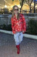 TARYN MANNING Stuns in Bold Red Ensemble for Dinner in Low Desert 01/22/2025