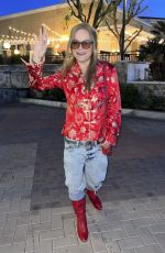TARYN MANNING Stuns in Bold Red Ensemble for Dinner in Low Desert 01/22/2025