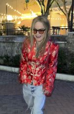 TARYN MANNING Stuns in Bold Red Ensemble for Dinner in Low Desert 01/22/2025