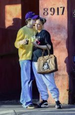 TATE MCRAE and Kid Laroi Out for Breakfast in West Hollywood 01/25/2025