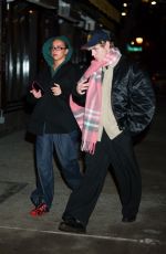 TATE MCRAE and Kid Laroi Out for Dinner at Bar Pitti in New York 01/17/2025
