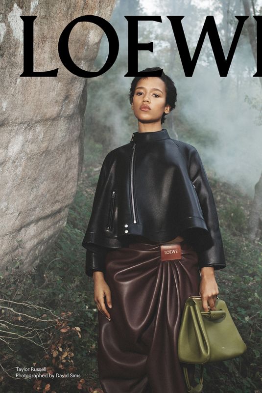 TAYLOR RUSSELL for Loewe Spring Summer 2025 Campaign