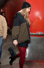 TAYLOR SWIFT Arrives at AFC Championship Game at Arrowhead Stadium in Kansas City 01/26/2025