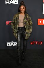 TIFFANY HADDISH at WWE Monday Night RAW Premiere at Intuit Dome in Inglewood 01/06/2025