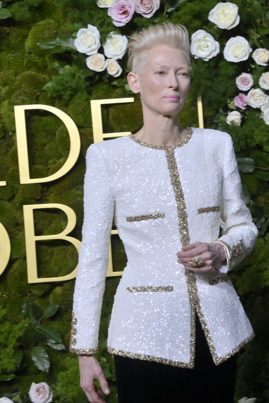 TILDA SWINTON at 82nd Annual Golden Globes Awards in Beverly Hills 01/05/2025