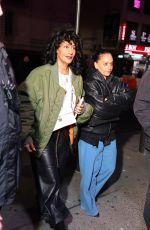 TRACEE ELLIS ROSS Arrives at Knicks Game in New York 01/01/2025