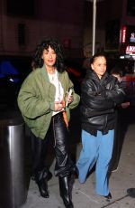 TRACEE ELLIS ROSS Arrives at Knicks Game in New York 01/01/2025
