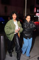 TRACEE ELLIS ROSS Arrives at Knicks Game in New York 01/01/2025