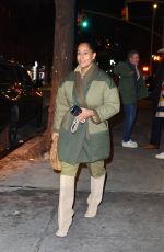 TRACEE ELLIS ROSS Leaves The Corner Store After Having Dinner with Friends in New York 01/25/2025