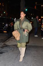 TRACEE ELLIS ROSS Leaves The Corner Store After Having Dinner with Friends in New York 01/25/2025