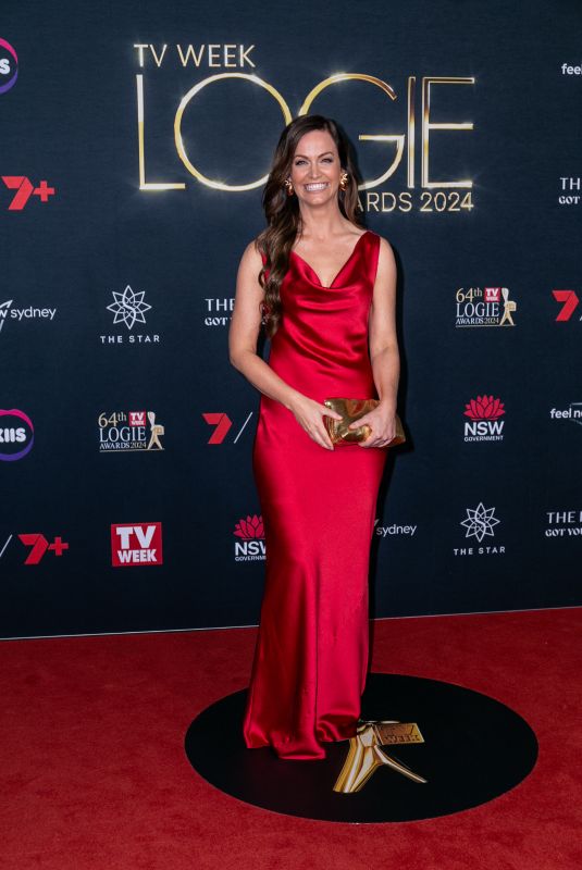 URSULA HEGER at 64th TV WEEK Logie Awards at The Star in Sydney 08/18/2024