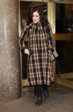 VANESSA CARLTON Leaves NBC Rockefeller Studios in New York City 01/15/2025