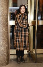 VANESSA CARLTON Leaves NBC Rockefeller Studios in New York City 01/15/2025
