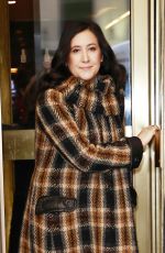 VANESSA CARLTON Leaves NBC Rockefeller Studios in New York City 01/15/2025