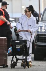 VANESSA HUDGENS and Cole Tucker at Burbank Airport 01/08/2025