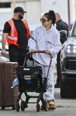 VANESSA HUDGENS and Cole Tucker at Burbank Airport 01/08/2025