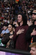 VANESSA HUDGENS and Cole Tucker at WWE