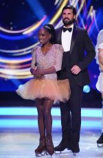 VANESSA JAMES at Dancing on Ice, Series 17, Episode 3 in Hertfordshire 01/26/2025
