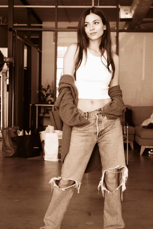 VICTORIA JUSTICE at a Photoshoots, May 2024