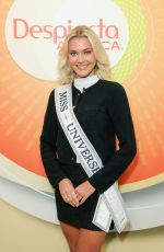 VICTORIA KJAER Miss Universe 2024 at Despierta America Morning Show in Doral 01/22/2025