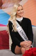 VICTORIA KJAER Miss Universe 2024 at Despierta America Morning Show in Doral 01/22/2025