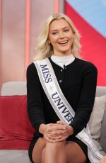 VICTORIA KJAER Miss Universe 2024 at Despierta America Morning Show in Doral 01/22/2025