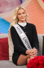 VICTORIA KJAER Miss Universe 2024 at Despierta America Morning Show in Doral 01/22/2025
