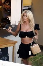 VICTORIA SILVSTEDT Out at a Beach in St Barths 01/12/2025